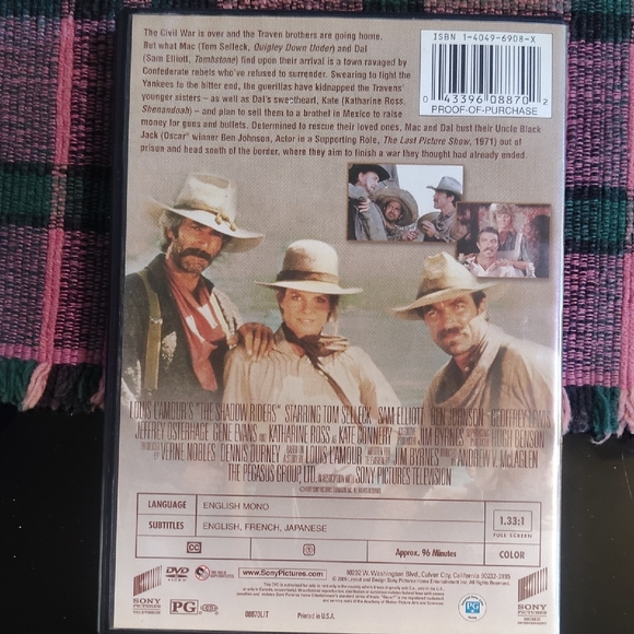 The Shadow Riders DVD - Picture 2 of 3